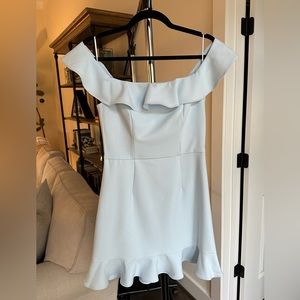 French Connection Whisper Light Off The Shoulder Dress. NWOT!!! Size 6.